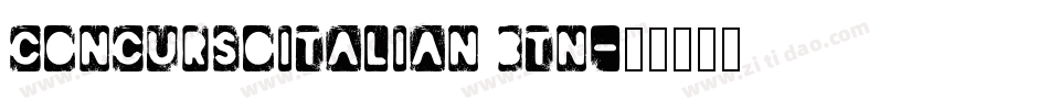 ConcursoItalian BTN字体转换